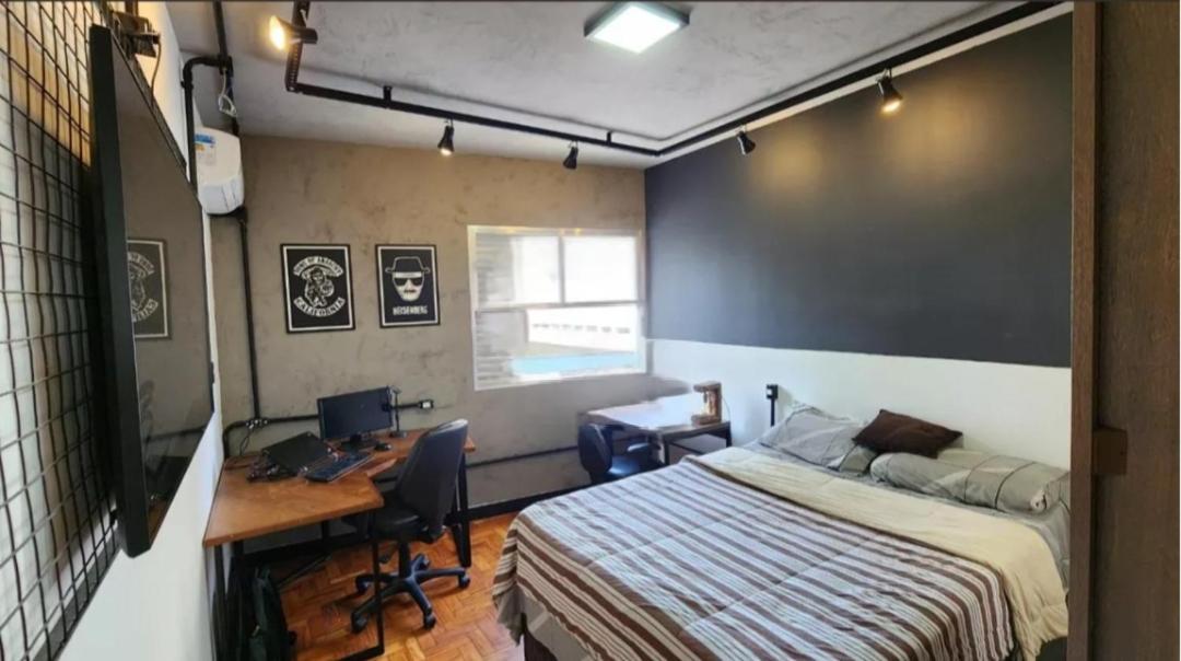Apartamento Na Quadra Da Praia Сантус Екстер'єр фото